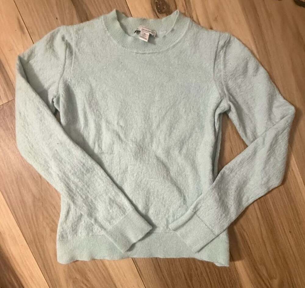 Gap 100% Merino Wool Sweater Light Blue Crewneck Pullover *SEE SIZING*